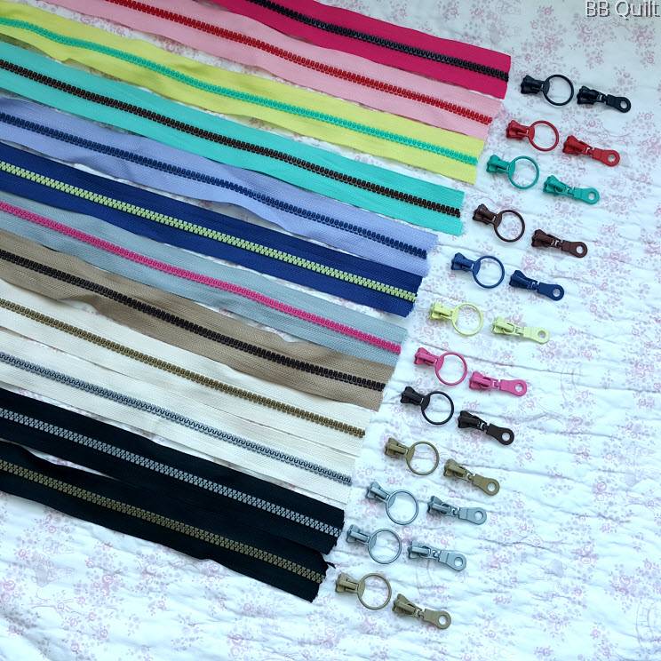 5 Molded Plastic Continuous Zipper ChainZipper by the YardMulti colour