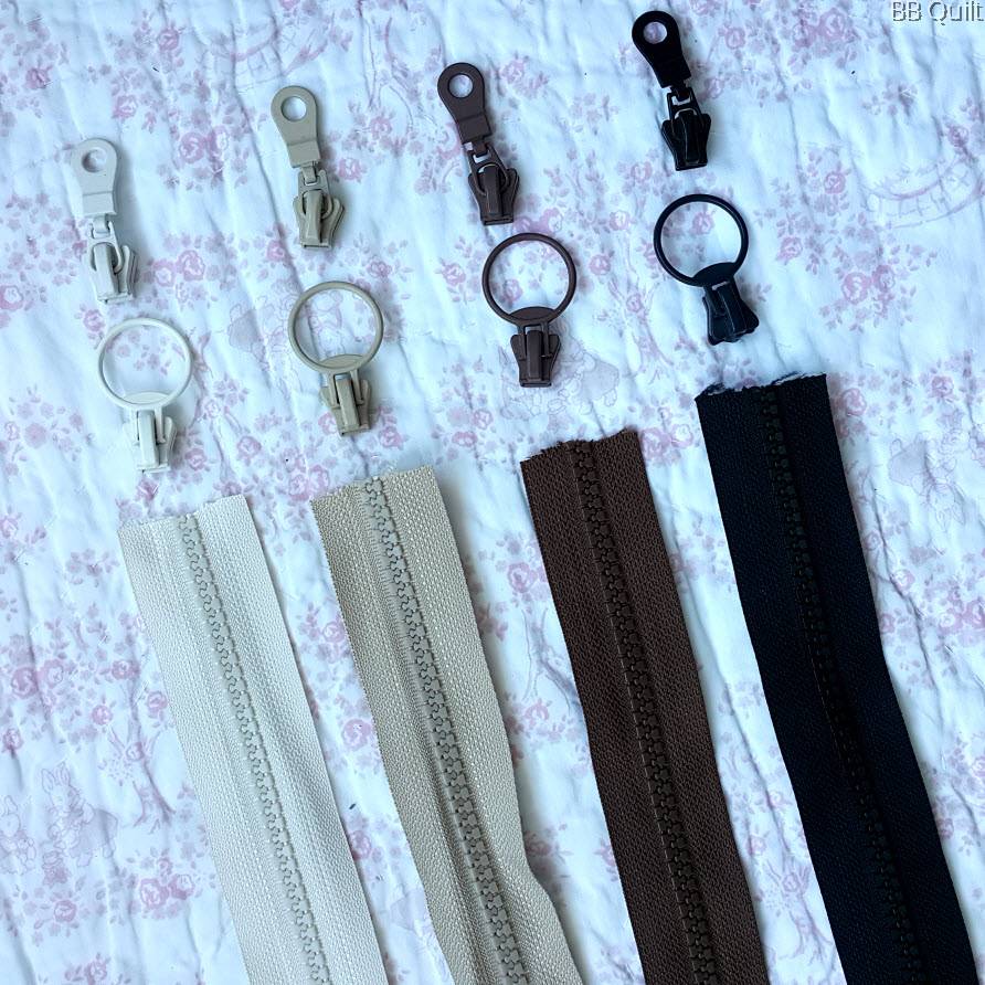 4 Natural colours 5 Molded Plastic Continuous Zipper ChainZipper by