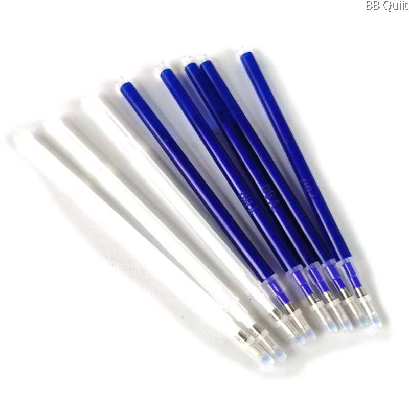 Heat erasable gel pens for fabric clearance