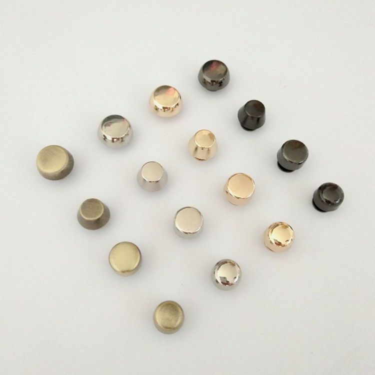 Antique Brass Purse & Bag feetRiveted Studs screws style 4pck